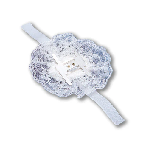 Corsage Satinado Blanco (12 piezas)