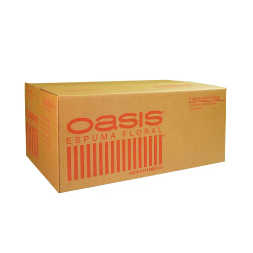 Caja de espuma FOMSEC© PLUS ladrillo 8x4x3"(20/caja)
